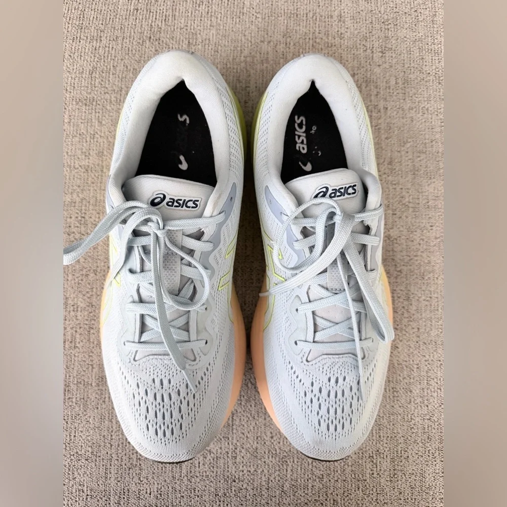 ASICS Women's Gel-Plus Paris Athletic Shoes - Cool Grey And Safety Yellow